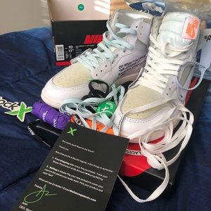 Off white Jordan 1’s